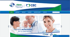 Desktop Screenshot of alianzadiagnostica.com